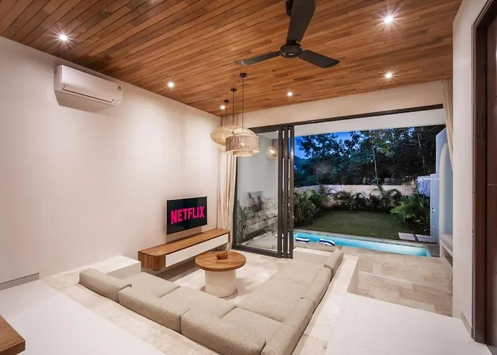 Villa Six Palm 2br With Rooftop Near Padang Pecatu (Bali)